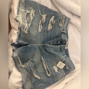 Free people Jean shorts